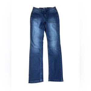NWT Santana Jeans High Rise Slim Leg Blue Denim - Size 6